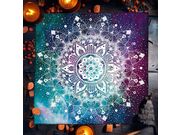 Toalha de Mesa para Tarô, Madala Azul, Flor da Vida